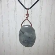Handmade Labradorite crystal Gemstone necklace Reiki Charged Healing Jewelry