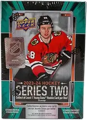 2023/24 Upper Deck Series 2 Hockey 4-Pack Blaster Box 4 Packs per Box, 12 Cards per Pack