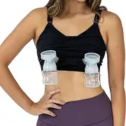 [Love and Fit] Cadence Nursing & Pumping Bra - Hands-Free Pumping Bra Compatible to All Standard Pump Flanges & Wearable Pumps
