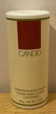 Vintage Avon Candid Shimmering Body Powder 1.4oz 40g NEW