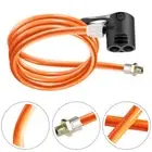 Bike Pump Tube Anti-freeze Bold Trachea Compatible Heat-resistant Orange