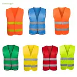 一次莫格| HI VIS 背心黃色/橙色 HIGH VIZ VISLITY 背心安全工作反光