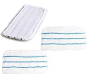 Jodriva 3* Microfiber Cloth Black and Decker Steam Mop Pads FSMH13E10-GB FSMH1321-GB Household Sweeper Cleaning Tool Replacement Steam Cleaner Replacement Parts