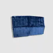 Microdry Blue Modern Memory Foam Bath Mat 21 X 34