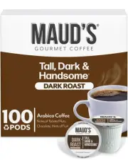 Dark Roast Coffee Pods, 100ct, Recyclable Single Serve Pods – 100% Arabica Co...