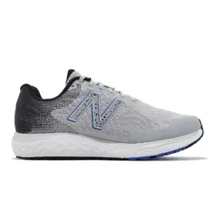 【NEW BALANCE】慢跑鞋 M680 V7 2E 寬楦 男鞋 灰 藍 反光 緩震 路跑 運動鞋 NB 紐巴倫(M680WN7-2E)