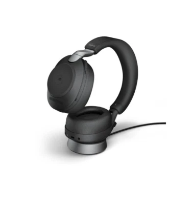 Jabra Evolve2 85 MS Binaural Bluetooth Headset USB-C with Charging Stand