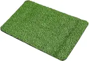 CANIGHT 1pc Artificial Lawn Grass Door Mat Indoor Pet Turf Outdoor Doormat Indoor Area Rug Doormat Indoor Turf Floor Carpet Indoor Rug Moss Rug Green Polypropylene Fiber (Polypropylene)