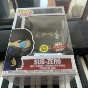 Funko Pop Mortal Kombat Sub Zero GITD 1057 - With Protector