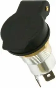 12 Volt DC European Merit Car Accessories Panel Mount Power Socket 16A