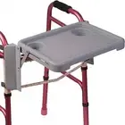 DMI Walker Tray, Rollator Mobility and 1 Count (Pack of 1), Gray