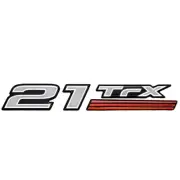 Triton Boat Emblem Decal Sticker | Raised 21 TrX 9 7/8 x 1 1/2 Inch