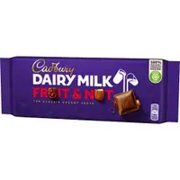 在飛比找家樂福線上購物網優惠-Cadbury 牛奶巧克力含葡萄乾和堅果