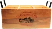 Wellington Collection 6 Bottle Wine Caddy or Beer Soda Caddy Bottle Carrier