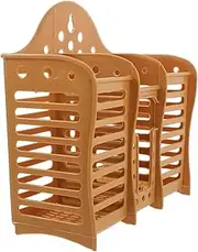 NULYLU Chopstick Cage Storage Box Bamboo Silverware Drawer Organizer Utensil Organizer Silverware Basket for Dishwasher Kitchen Accessories Replacement Dishwasher Basket Bookmark Holder
