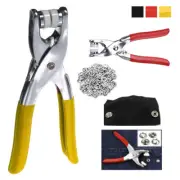 Snap Fastener Pliers Kit 108 Snaps 27 Sets Easy Button Press Tool Crafts