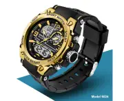 SANDA Top Brand Men's Watches 5ATM Waterproof Sport Military Wristwatch Quartz Watch for Men Clock Relogio Masculino 6024