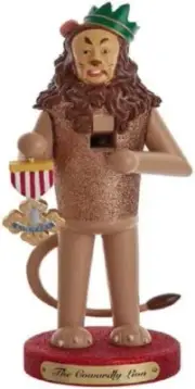 Kurt Adler 10-Inch Wizard of Oz Cowardly Lion Nutcracker