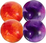 CHICAMPERA 4Pcs Colorful Cloud Inflatable Beach Balls Stretch Balls for Material Fun Toss and Catch Games for Random Colors