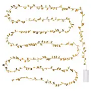 NNEOBA Golden Leaves String Fairy Lights - 2M 20LED