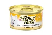 Fancy Feast Grilled Chicken & Beef Feast In Gravy 85g