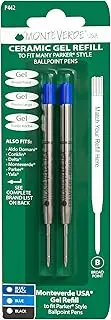 [Monteverde] Capless Ceramic Gel Refill for Parker Pens, Blue (P442Bu)