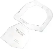 KOCKSHION DIY Bowl Cozy Template Ruler Small Acrylic Sewing Pattern for Quilting Easy to Use Patchwork Tool for Beginners and Enthusiasts Lightweight and Portable Design