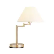 Zen Antique Brass Swing Arm Touch Table Lamp