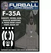Furball 1/48 F-35A Lightning II Vinyl Masking for Tamiya Kit