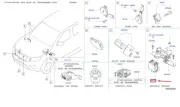 NISSAN NAVARA MK3 D23 Distance Sensor 284384JC2A NEW GENUINE