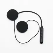 Motorcycle Helmet Riding Headset Music Takeaway Helmet Wireless Bluetooth Headset - Black