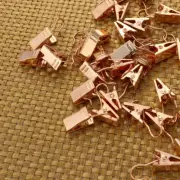 100 Pcs Picture Clips Drapery Rings Drapery Clip Rings Drapery Hooks
