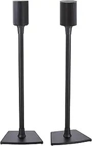 [Sanus] Wireless Speaker Stand for Sonos Era 100™ - Pair (Black) |, Perfect Stand Setup for Easy and Secure Mounting of New Sonos Era 100™ Speakers - OSSE12-B2