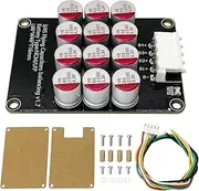 5A 3S 4S 12V Battery Active Equalizer Whole Group Balancer LiFePO4 LFP Lipo Li-ion Lithium Active Battery Energy Transfer Equalization Capacitor Balancer PCB Module with Acrylic Protective Case