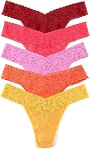 [hanky panky] ORG THG 5PK PRNT Box, French Bodreaux/Coral/Enchanted Rose/Orange Sparkle/Clementine, One Size