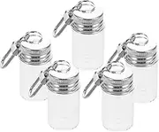 Diy Wishing Glass Bottle Charm Keyring Ml Mini Glass Vials Decorative Bottles for Celebrations
