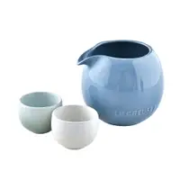 在飛比找PChome24h購物優惠-Le Creuset 花蕾系列清酒壺組(一壺二杯)