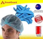100-1000PCS Disposable Hair Net Bouffant Cap Elastic Dustproof Head Cover White
