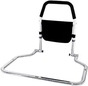 Baby Playpen Safety Guardrail Fence Bed Rail Guard for Elderly Foldable Grab Bars Adjustable in Height Bed Assist Handle with Useful Storage Pocket Toy