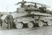 WW II German Photo ---- SdKfz 263 Panzerfunkwagen Armored Car & Crew ...