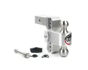 Weigh Safe 2.5" 180 Degree Class V 6" Drop Hitch Receiver, 18.5K; LTB6-2.5-KA
