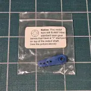 Hitec Servo Horn CNC Machined Aluminum, Blue For 24T Spline