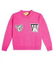 [Off-White Kids] Off-White Kids Logo wool sweater Y 4 pink