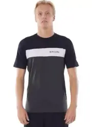 Ripcurl Underline Panel Short Sleeve UV Tee Size S UPF 50+ (A)