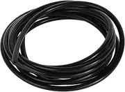 X AUTOHAUX 130PSI Max Pressure Silicone Vacuum Tubing Hose Automotive Vacuum Line High Temperature 12FT 1/16" 2mm ID 2mm Thickness Black Silicone