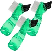 Ipetboom 3pcs Interdental Brush Cleaning Brush False Cleaning Toothbrush for Household Portable Toothbrush Double Side Teethbrush Fiber Wool Green