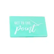 Get To The Point Teal MAGNETIC NEEDLE CASE for Sewing Needles ~ It's Sew Emma