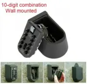 Wall Mounted Weather Resistant 10 Digit Combination Safe Lock Key Box Storage