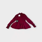 Sass & Bide Women's Arms Of Orion Pink Top Blouse Size 38 AUS 8 Retail $350
