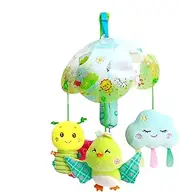 Baby Stroller Toys,Funny Car Seat Baby Doll Toddler Crib Rattle - Interactive Stroller Activity Toy Stuffed for Home Travel